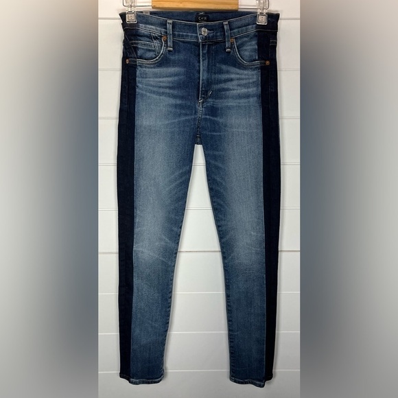 Citzens of Humanity Jeans Womens 27 Rocket Crop High Rise Skinny Western Rodeo - Picture 3 of 14
